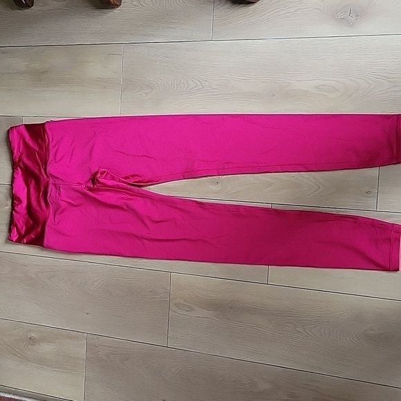NWOT Athleta Pink Cyclamen Elation Shine Tight Leggings S - Picture 3 of 12